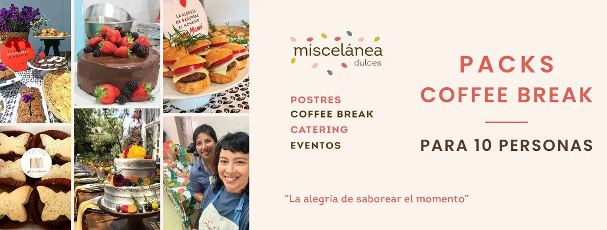 Packs Coffee Break para 10 personas – Miscelánea Dulces, Lima